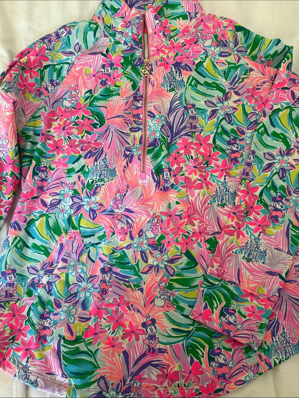Women’s Lilly Pulitzer Skipper Popover Disney Minnie & Daisy, Size M